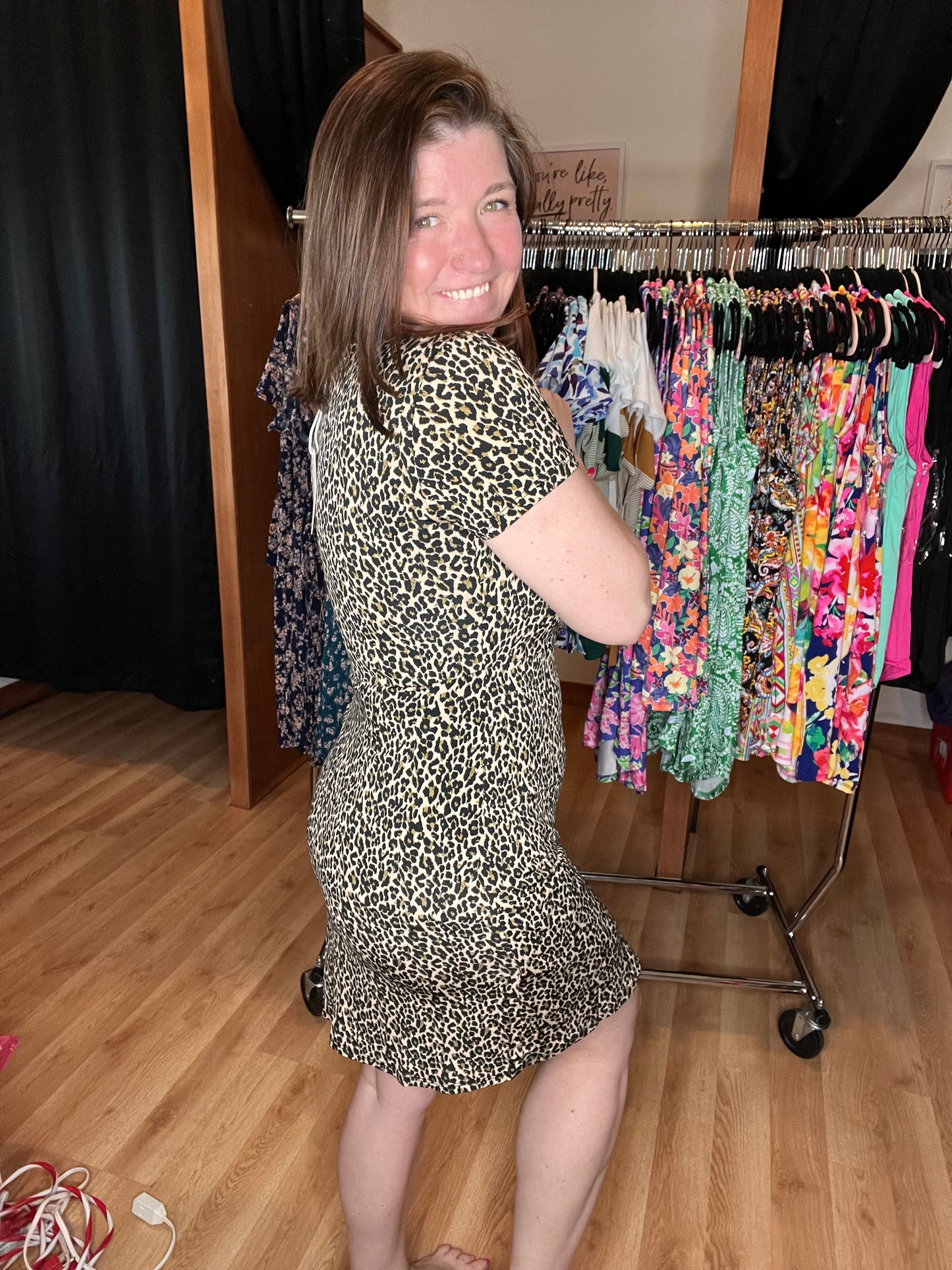 Wild Side Ruched Dress