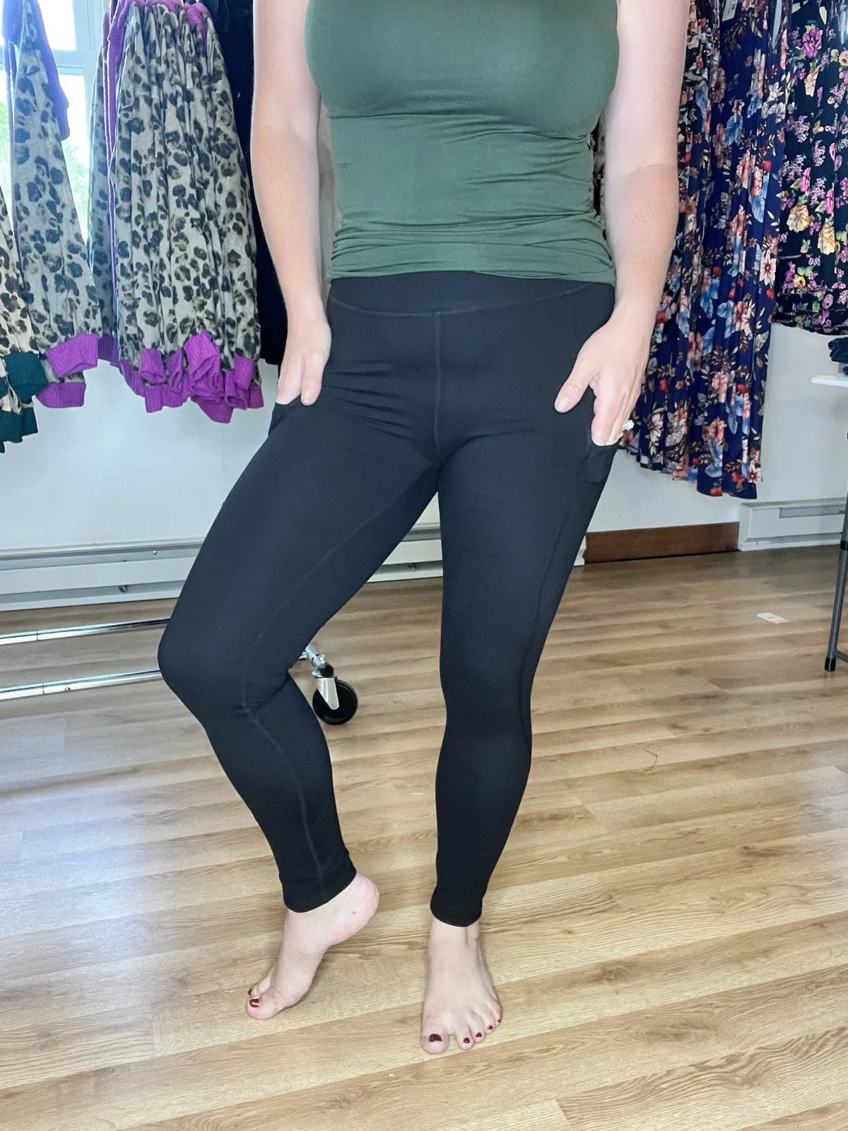 Full Length Yoga Leggings w/ Pockets