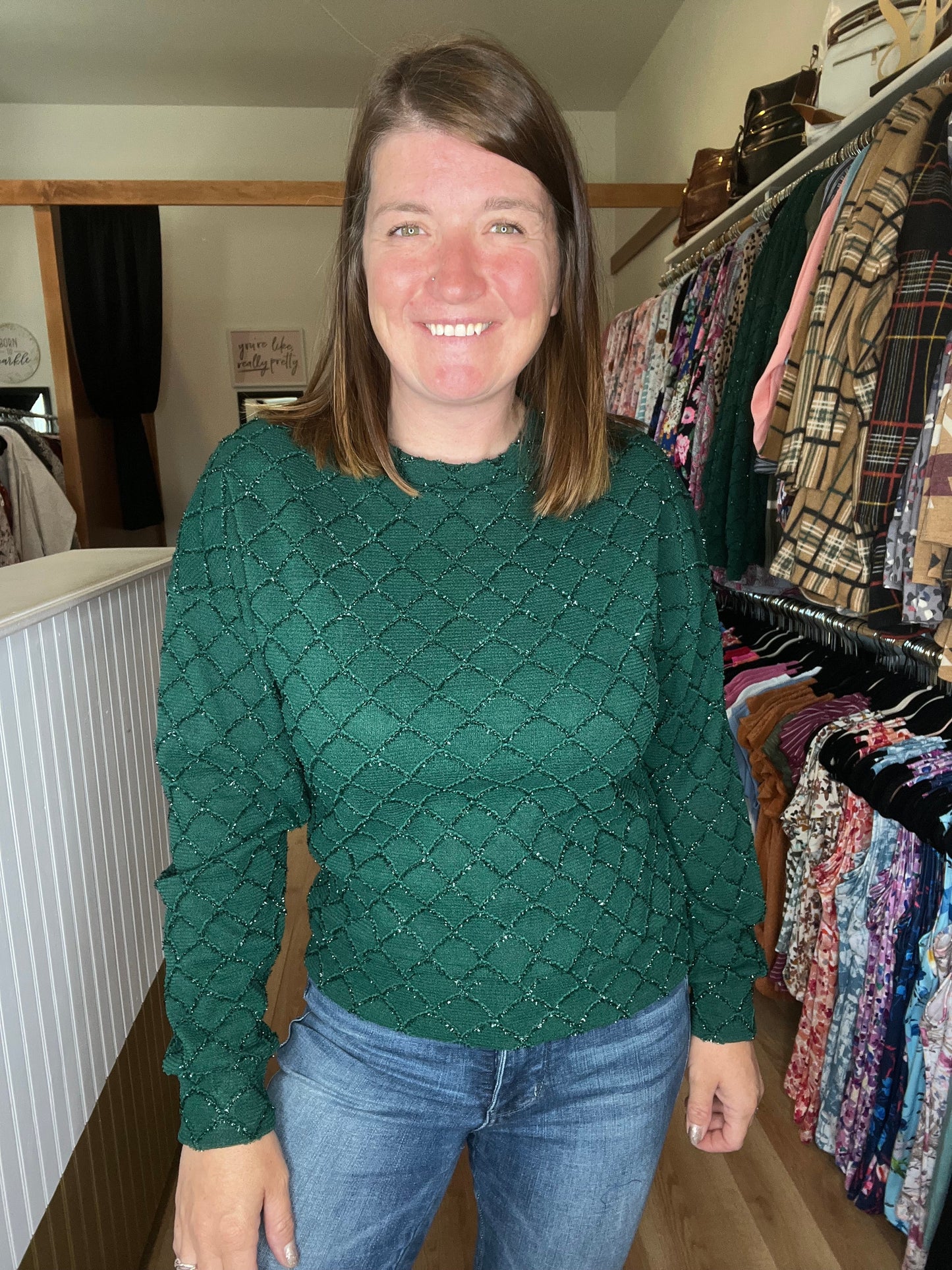 Noel Diamon Patterned Sweater *Final Sale*