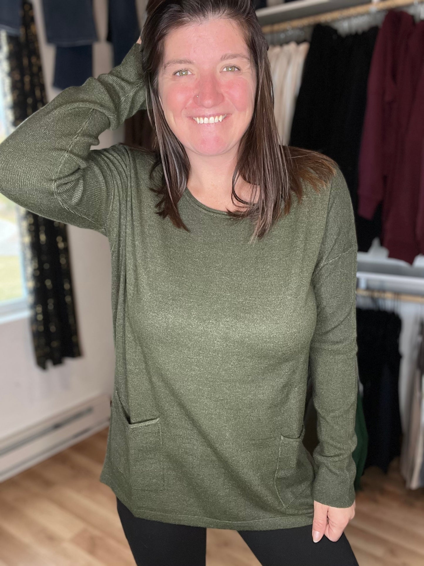 Super Soft Front Pocket Sweater *Final Sale*