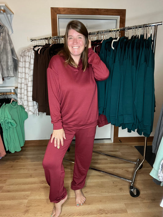 Weekend Loung Wear - Collard Top *Final Sale*