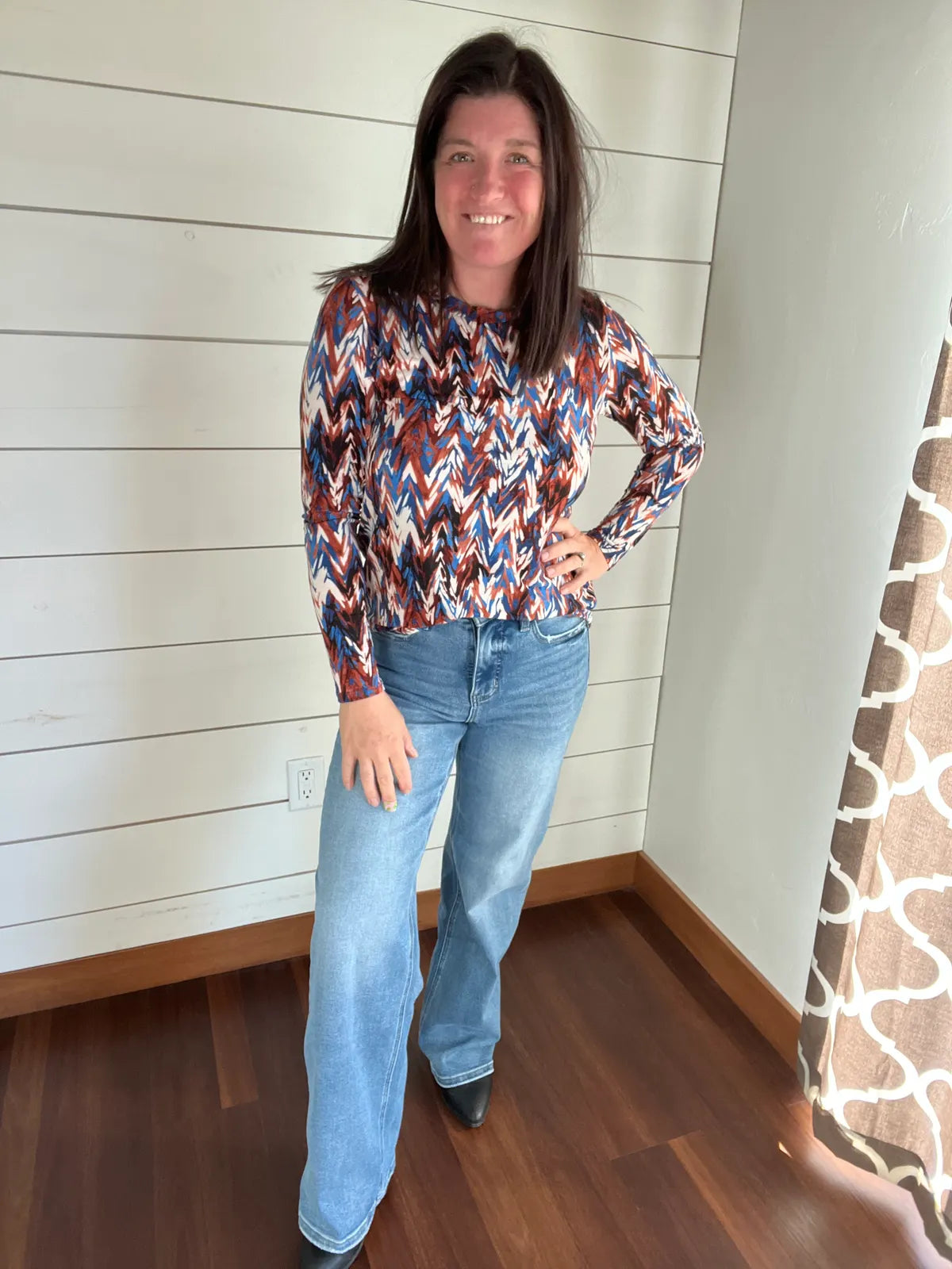 Tummy Control Super High Rise Baggy Wide Jeans