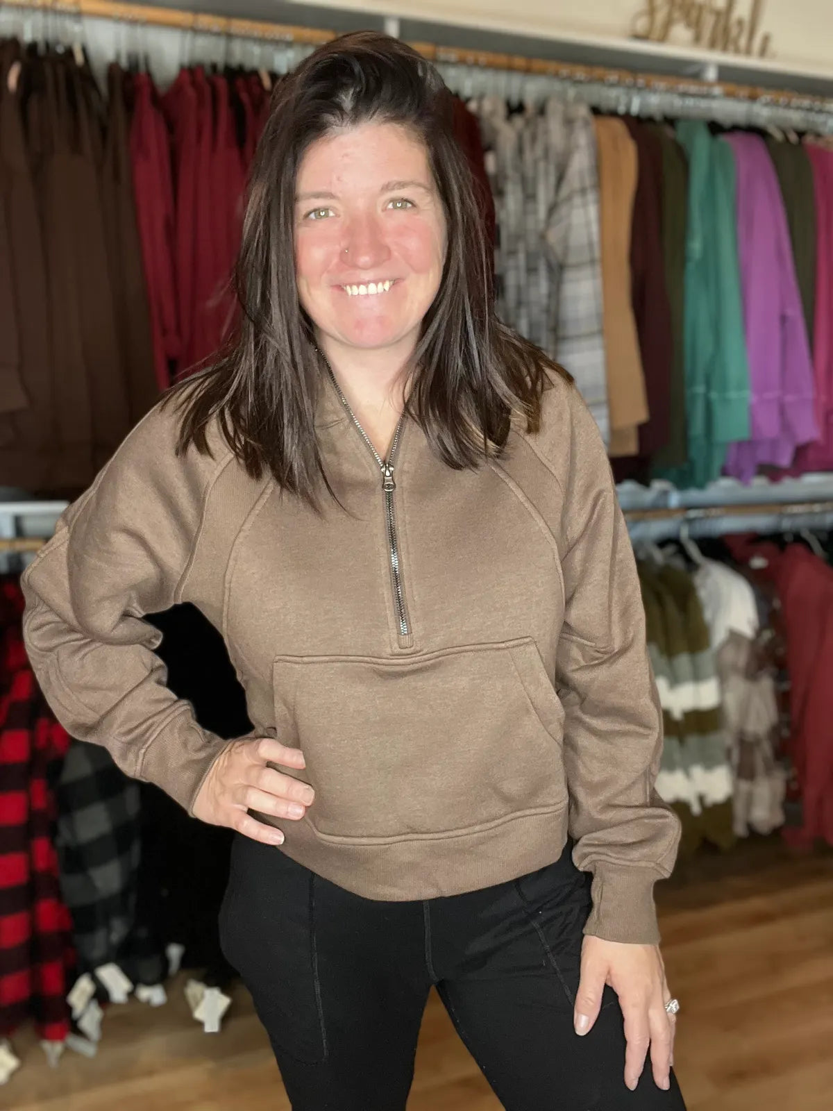 The Everyday Half Zip Pullover *Final Sale*