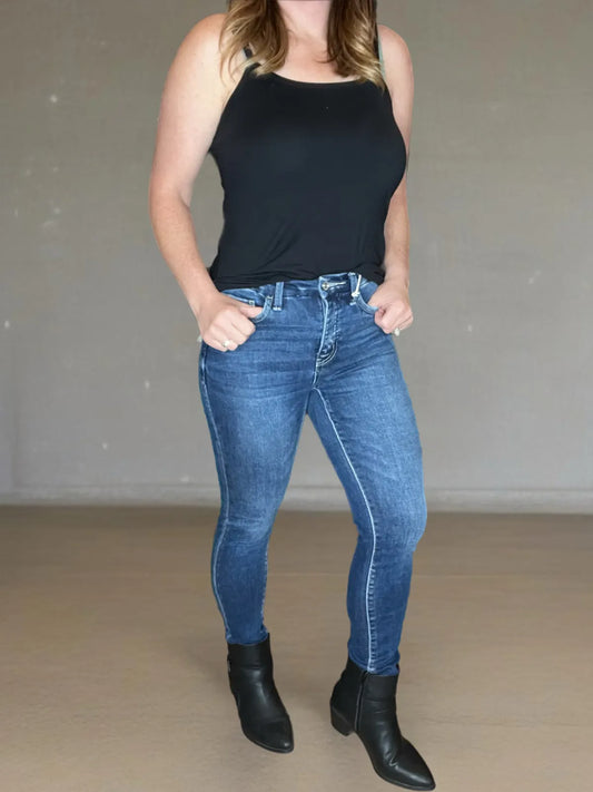 Vervet High Rise Skinny Tummy Control *Final Sale*
