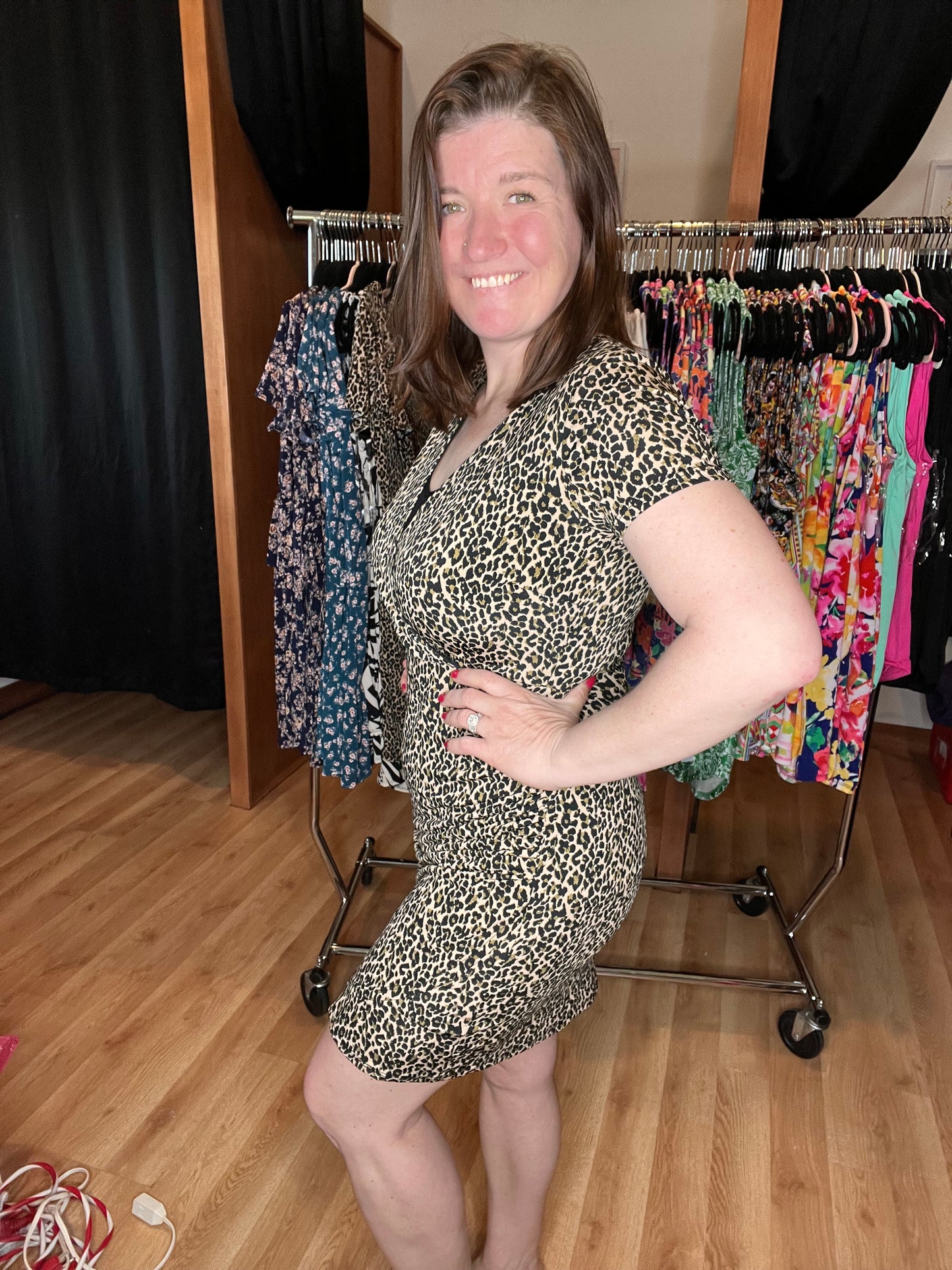 Wild Side Ruched Dress