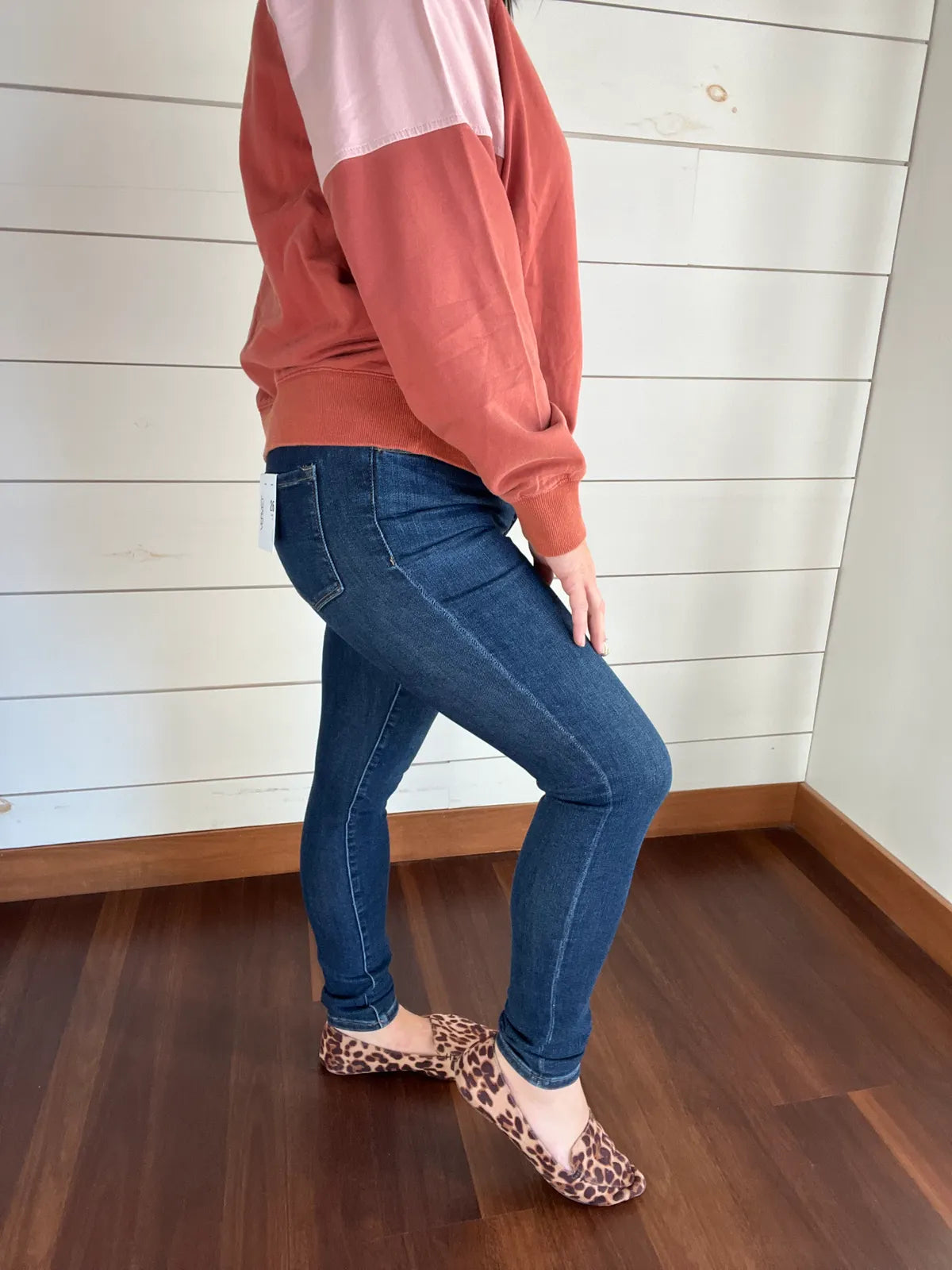 Vervet High Rise Dark Wash Ankle Skinny Jeans