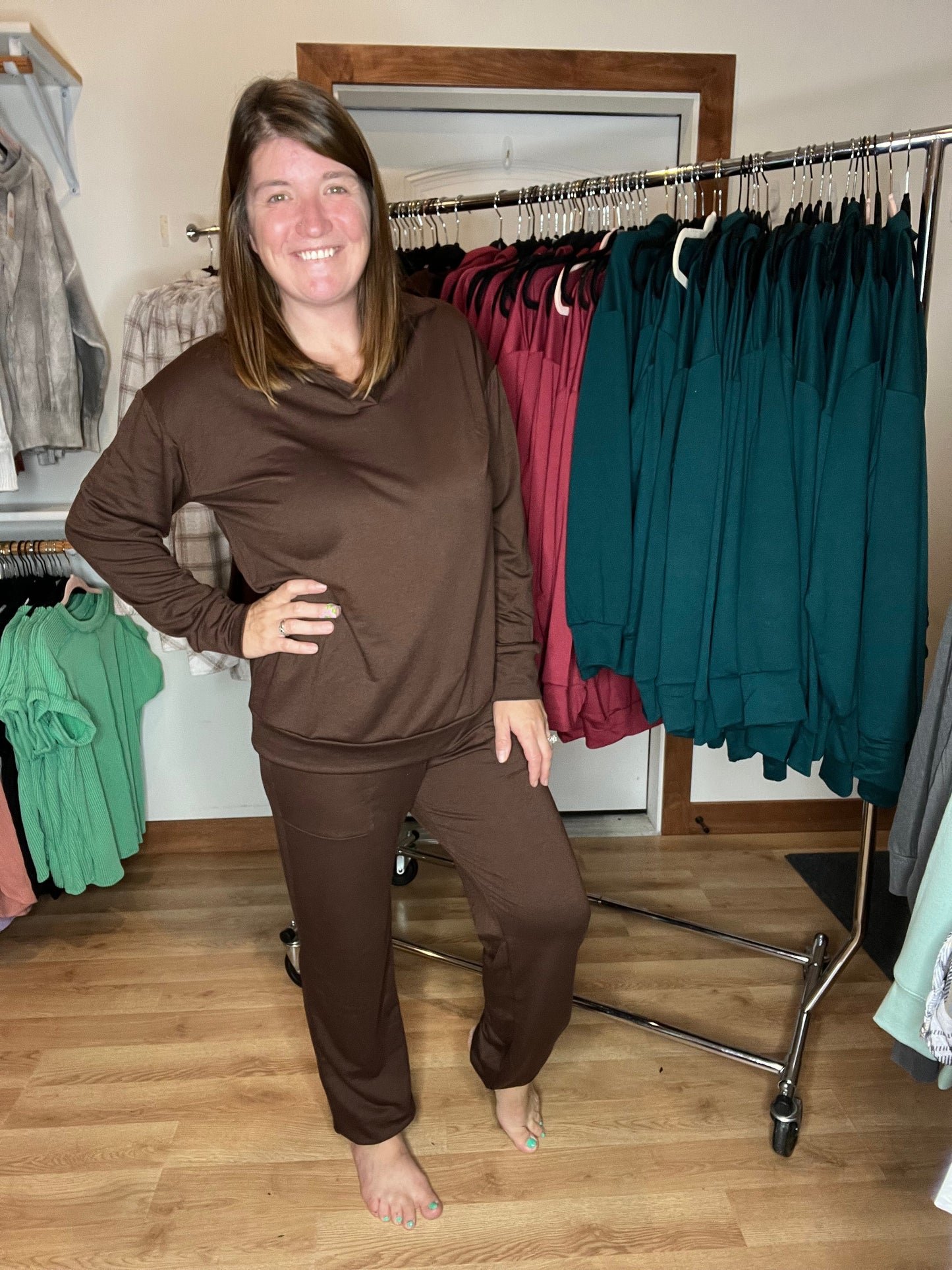 Weekend Loung Wear - Collard Top *Final Sale*