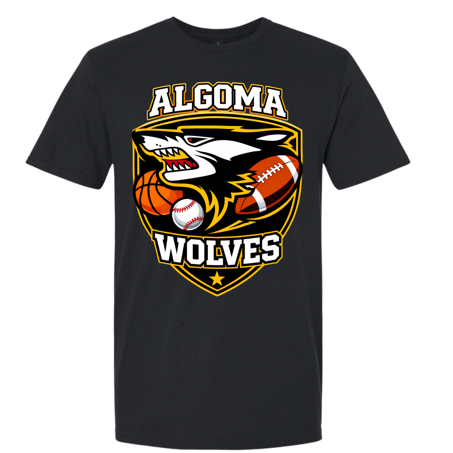 Algoma Wolves Youth Sports Apparel Option 1