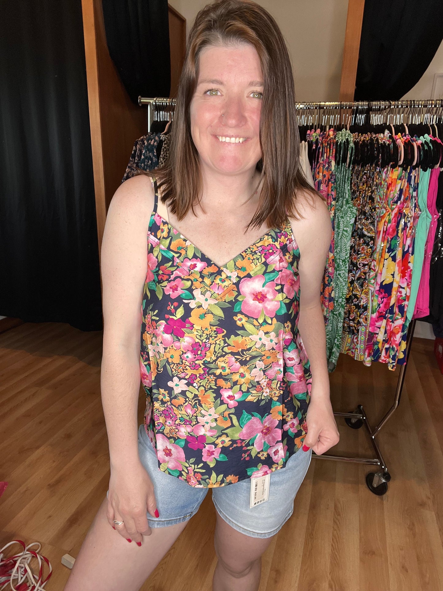 Midnight Bloom Cami