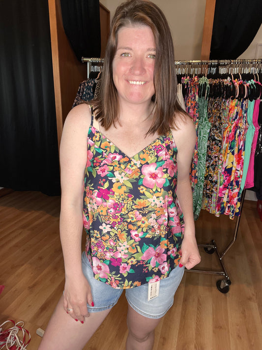 Midnight Bloom Cami