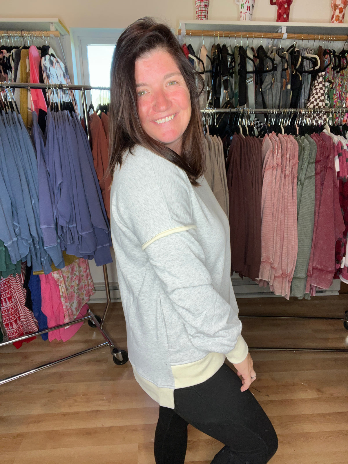 Cozy Contrast Everyday Pullover