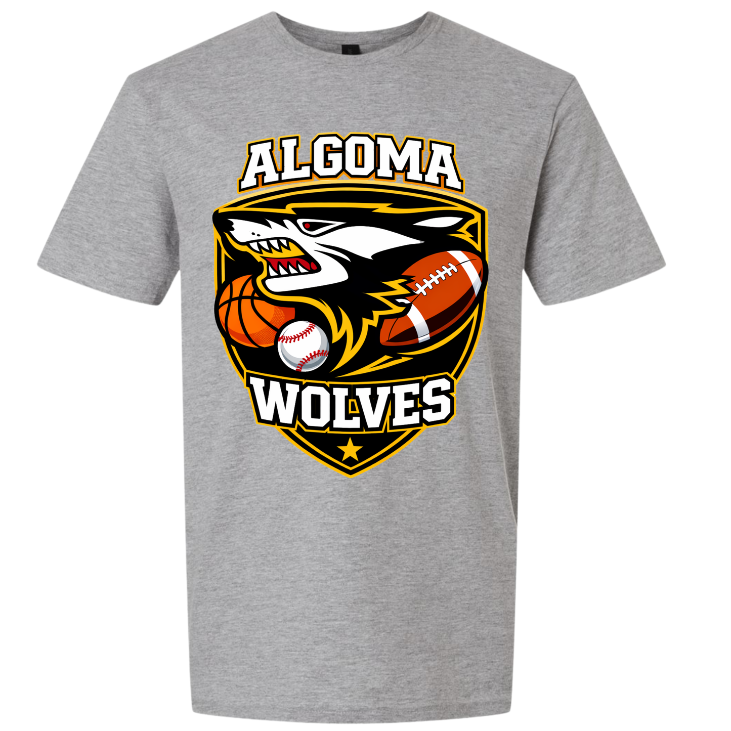 Algoma Wolves Youth Sports Apparel Option 1