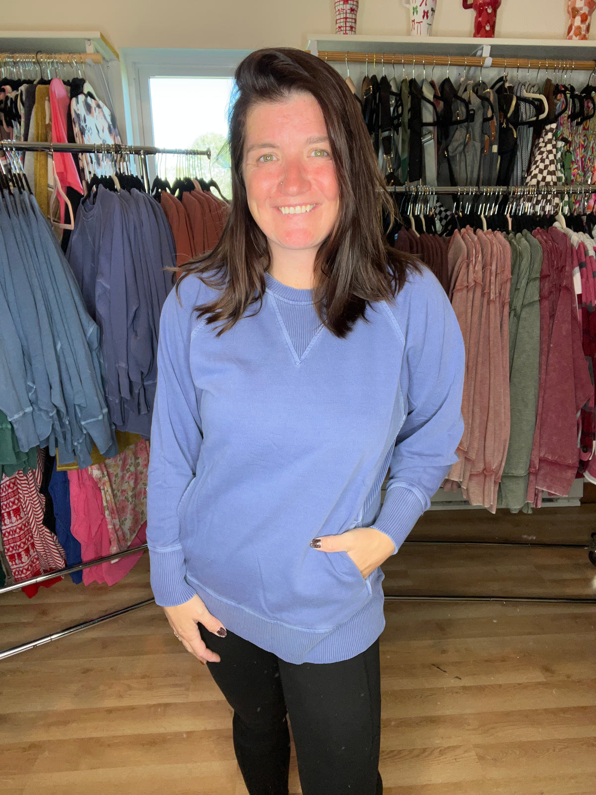 Vintage Everyday Pocket Pullover