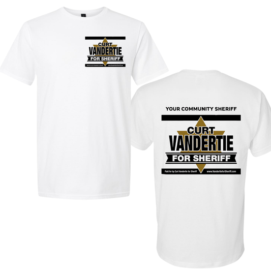 Curt Vandertie For Sheriff Apparel