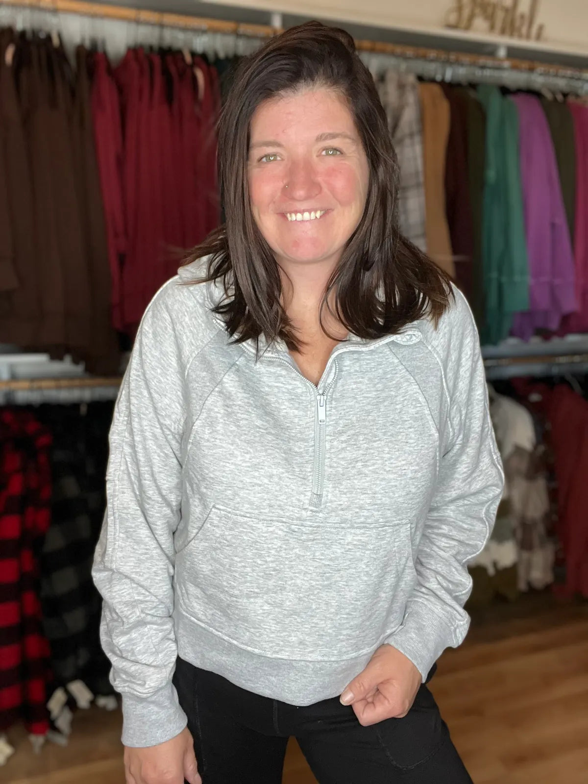 The Everyday Half Zip Pullover *Final Sale*