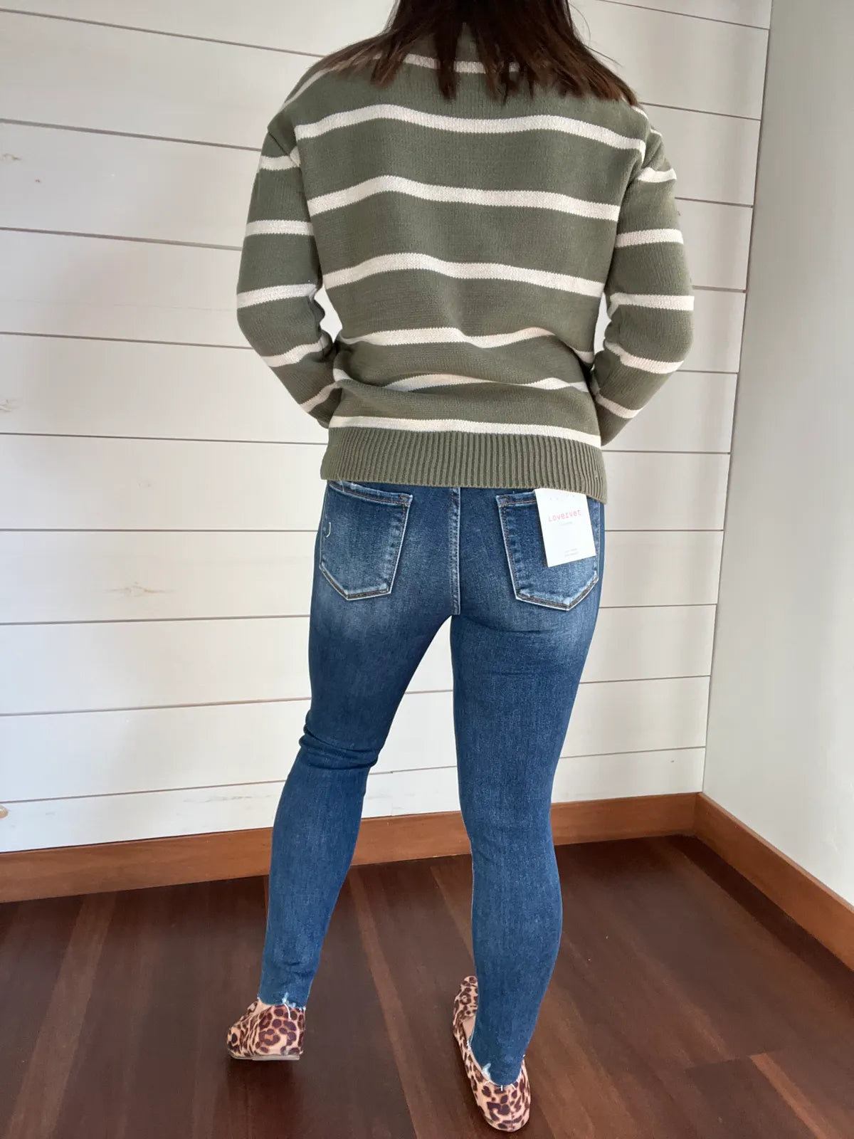 Vervet Tummy Control High Rise Crop Skinny Jeans