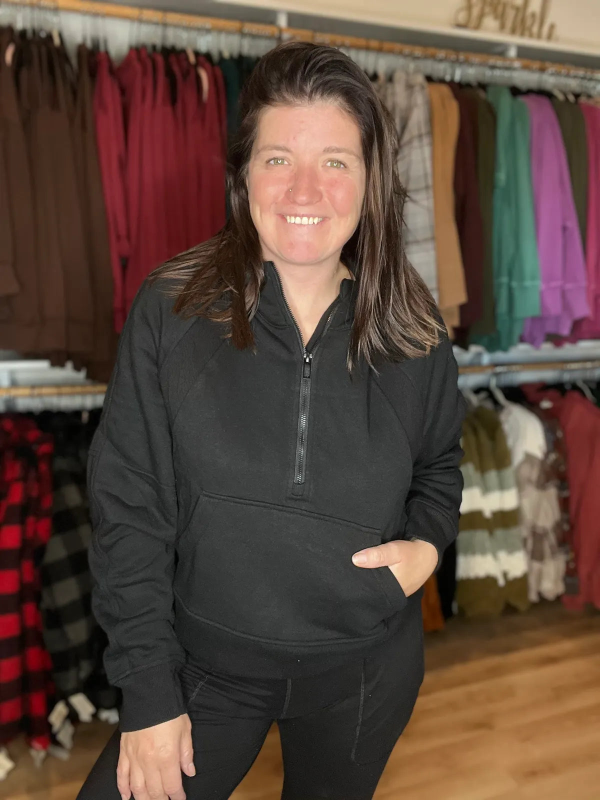 The Everyday Half Zip Pullover *Final Sale*