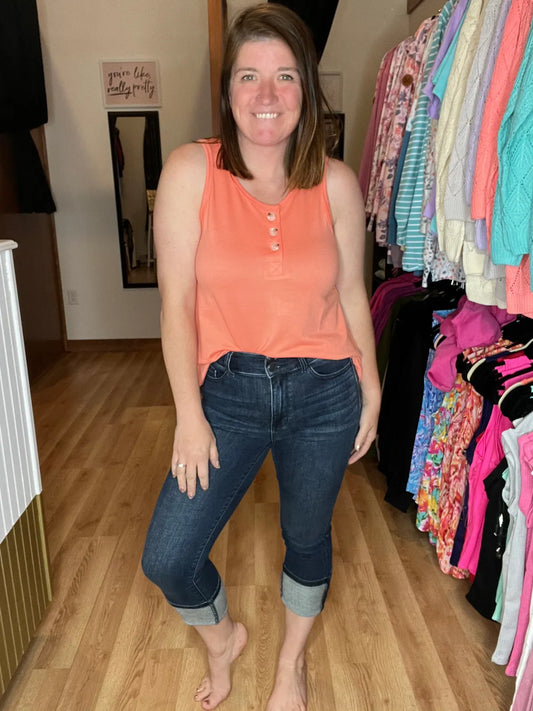 Judy Blue High Waist Capri