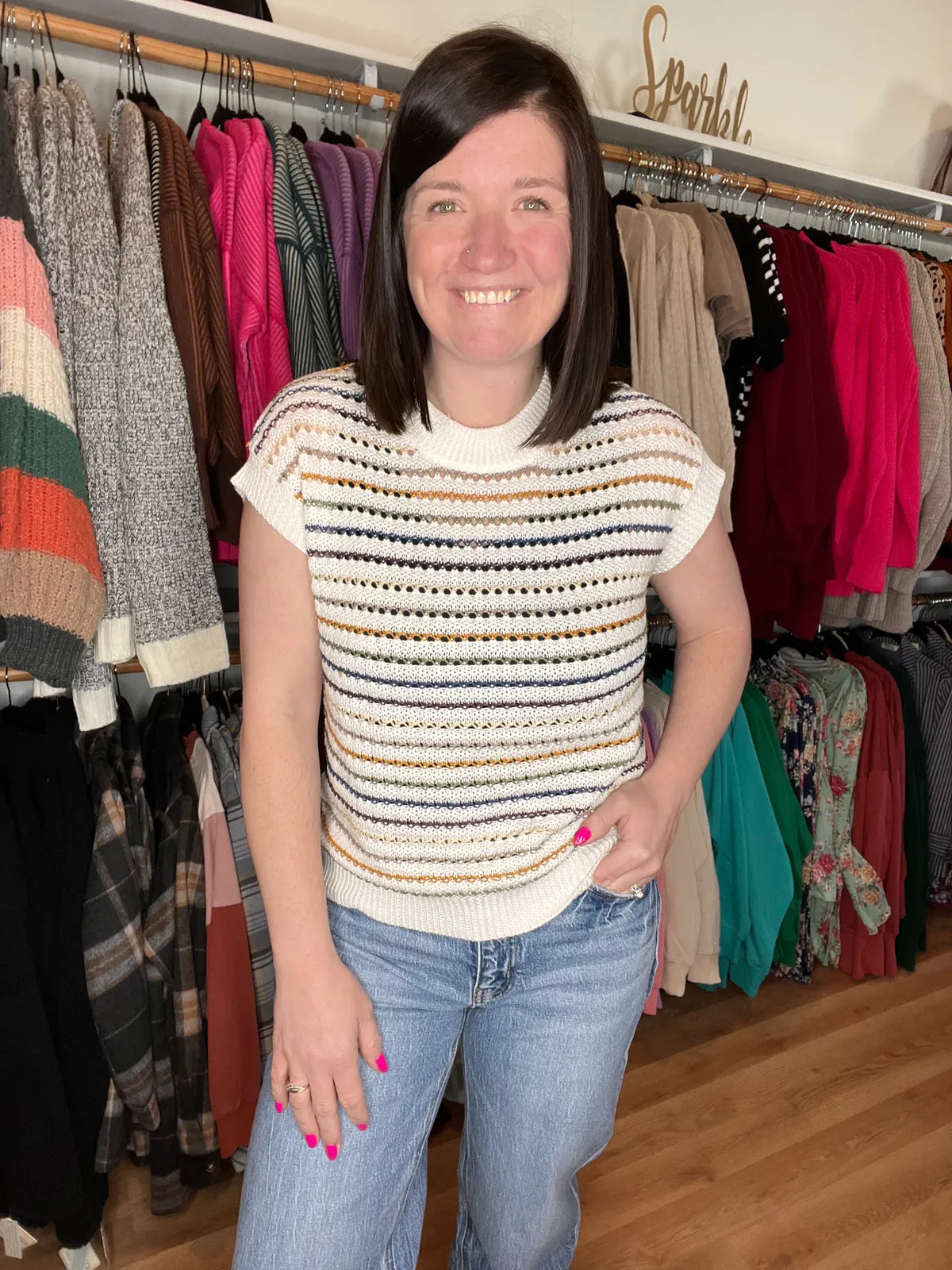 Simple & Sweet Knit Top