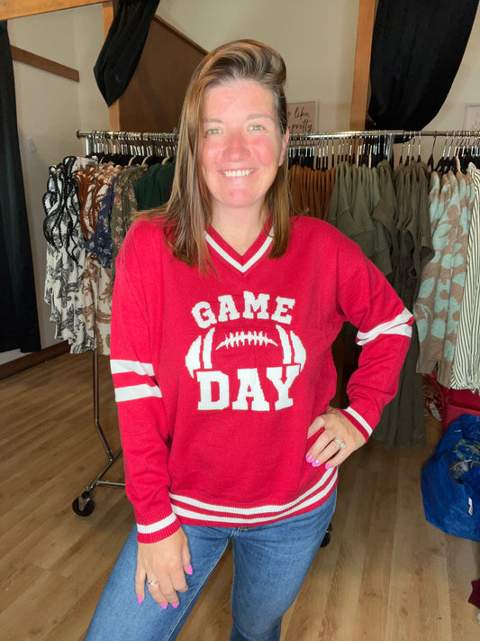 Game Day Varsity Sweater