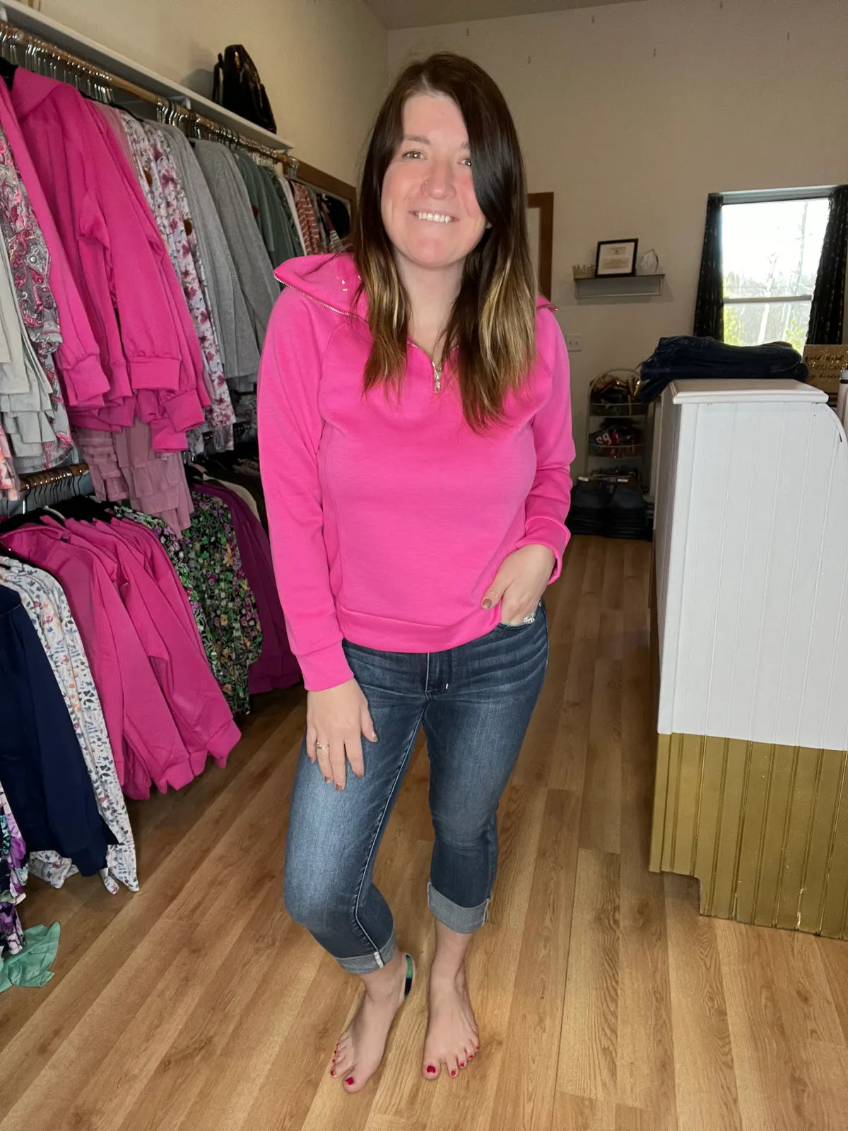 Judy Blue Mid Rise Capri