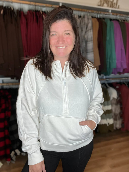 The Everyday Half Zip Pullover *Final Sale*