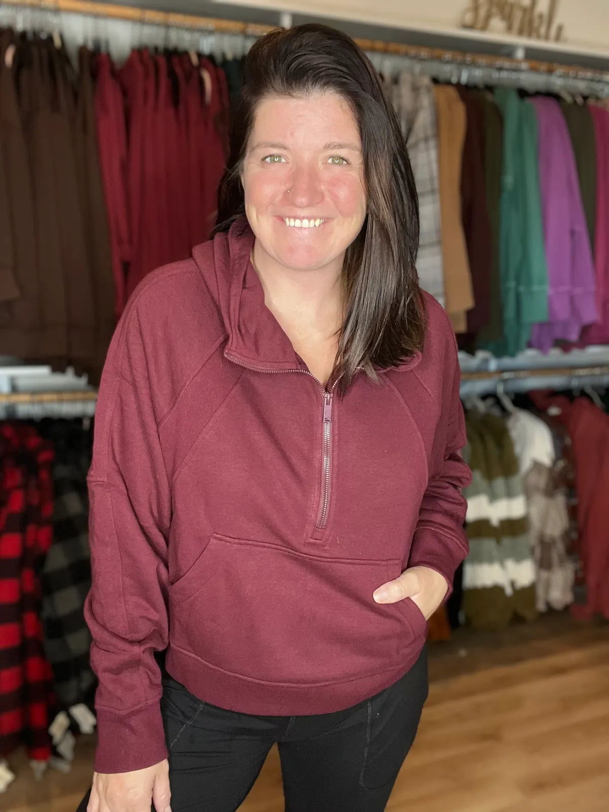 The Everyday Half Zip Pullover *Final Sale*