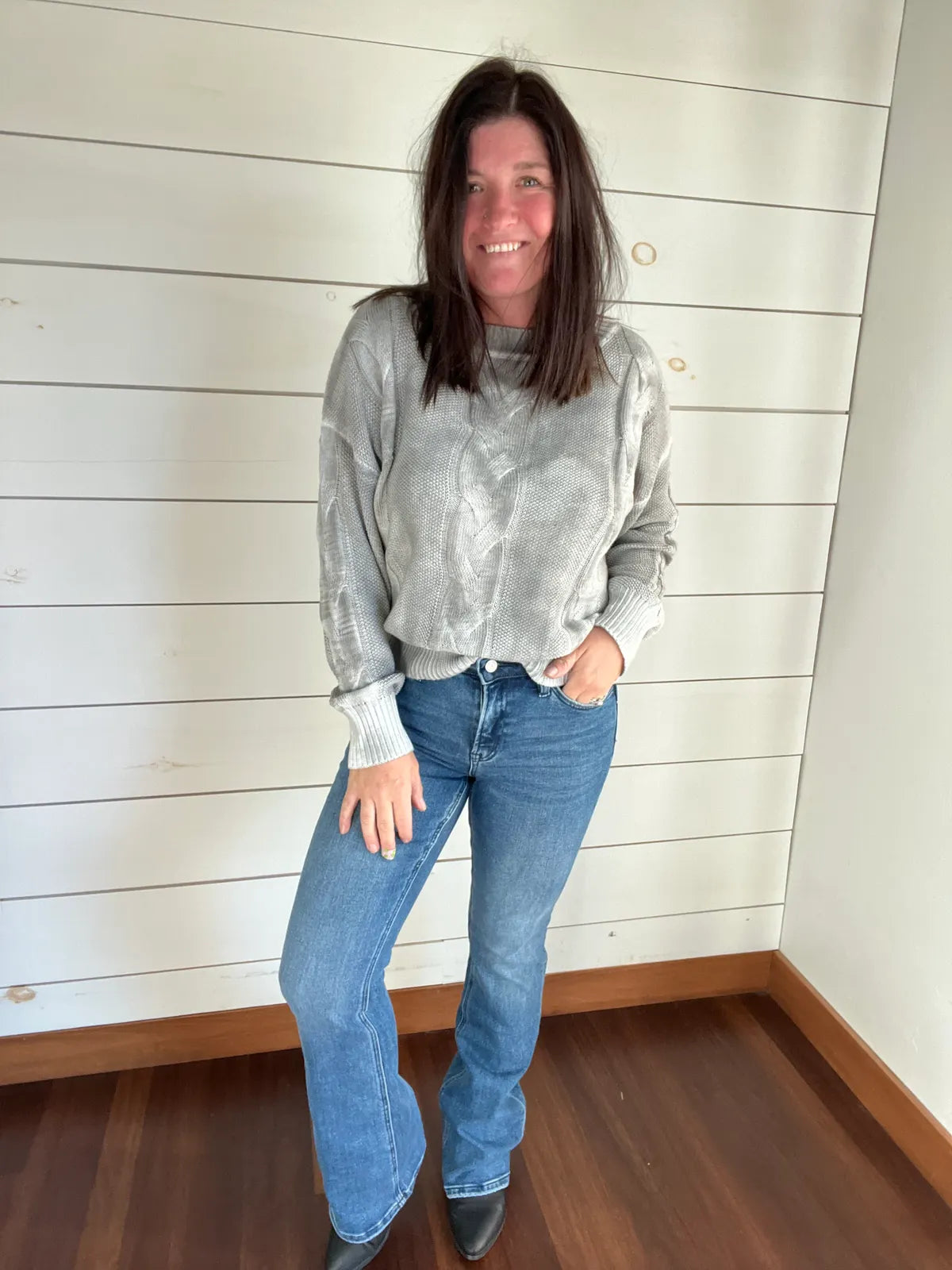 Vervet High Rise Full Length Bootcut Jeans
