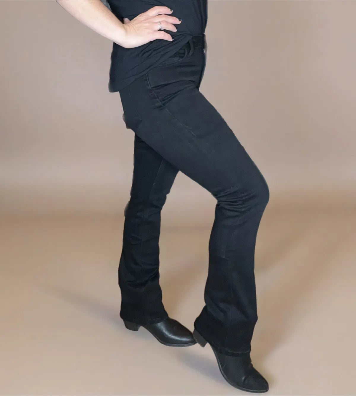 Vervet Black Mid Rise Boot Cut *Final Sale*
