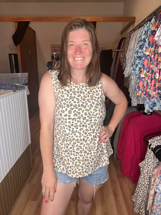 Wild About You Leopard Tank