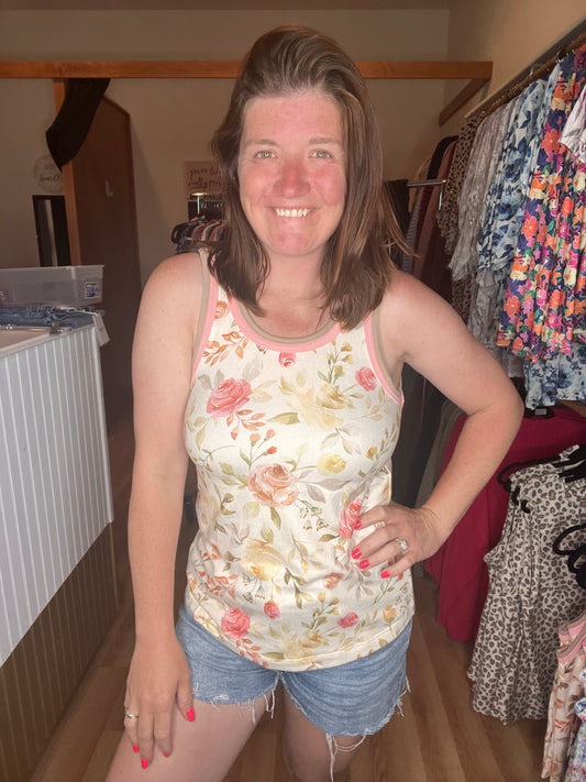 Garden Party Floral Tank