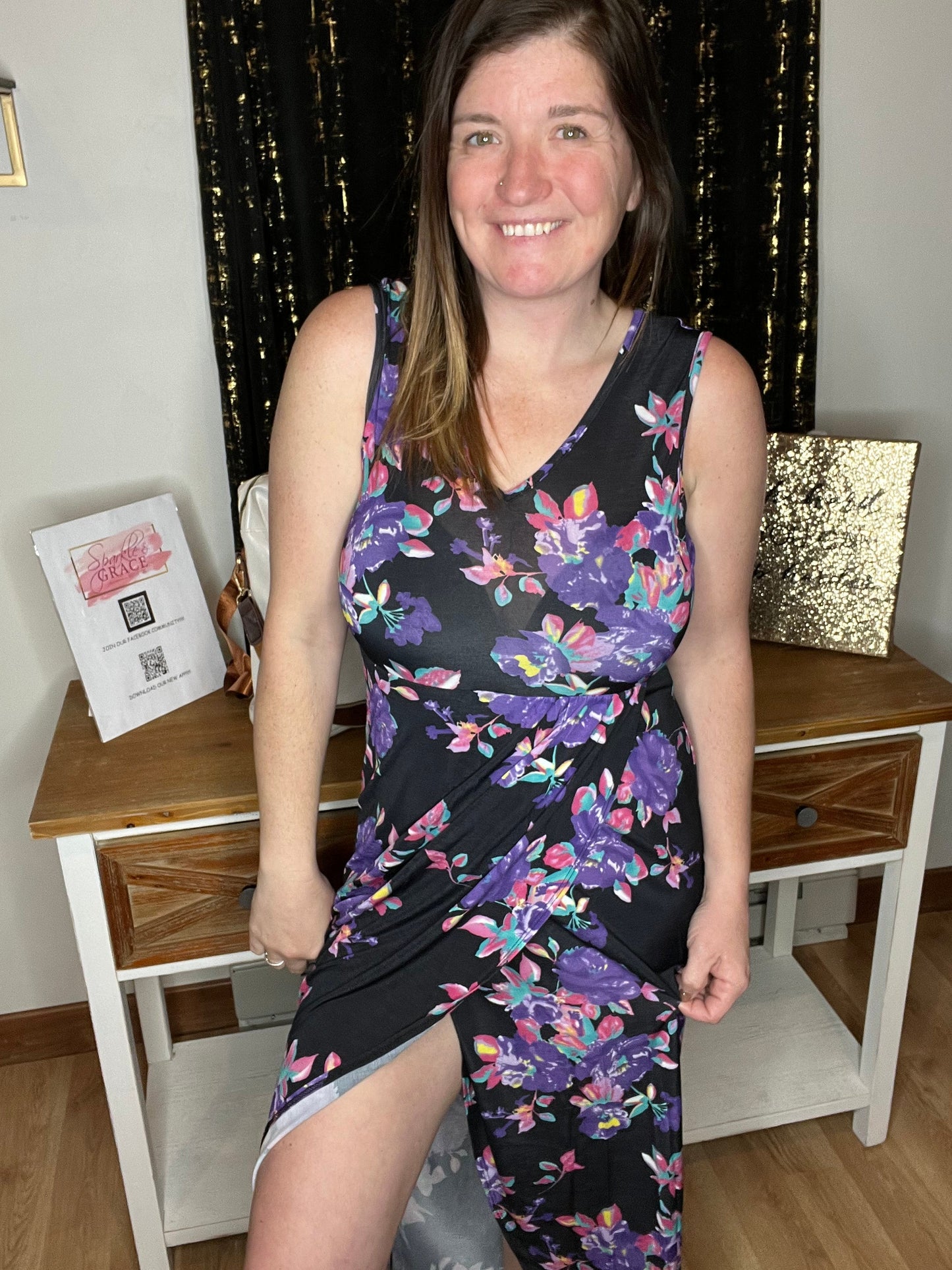 Floral Maxi Wrap Dress *Final Sale*