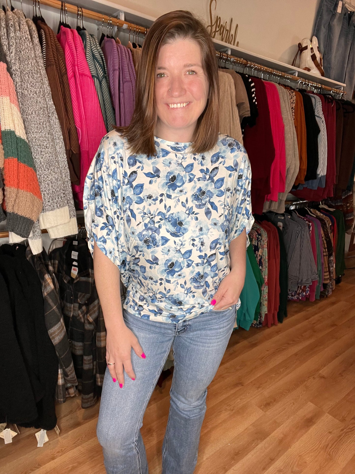 Darcy Dolman - Sapphire Floral