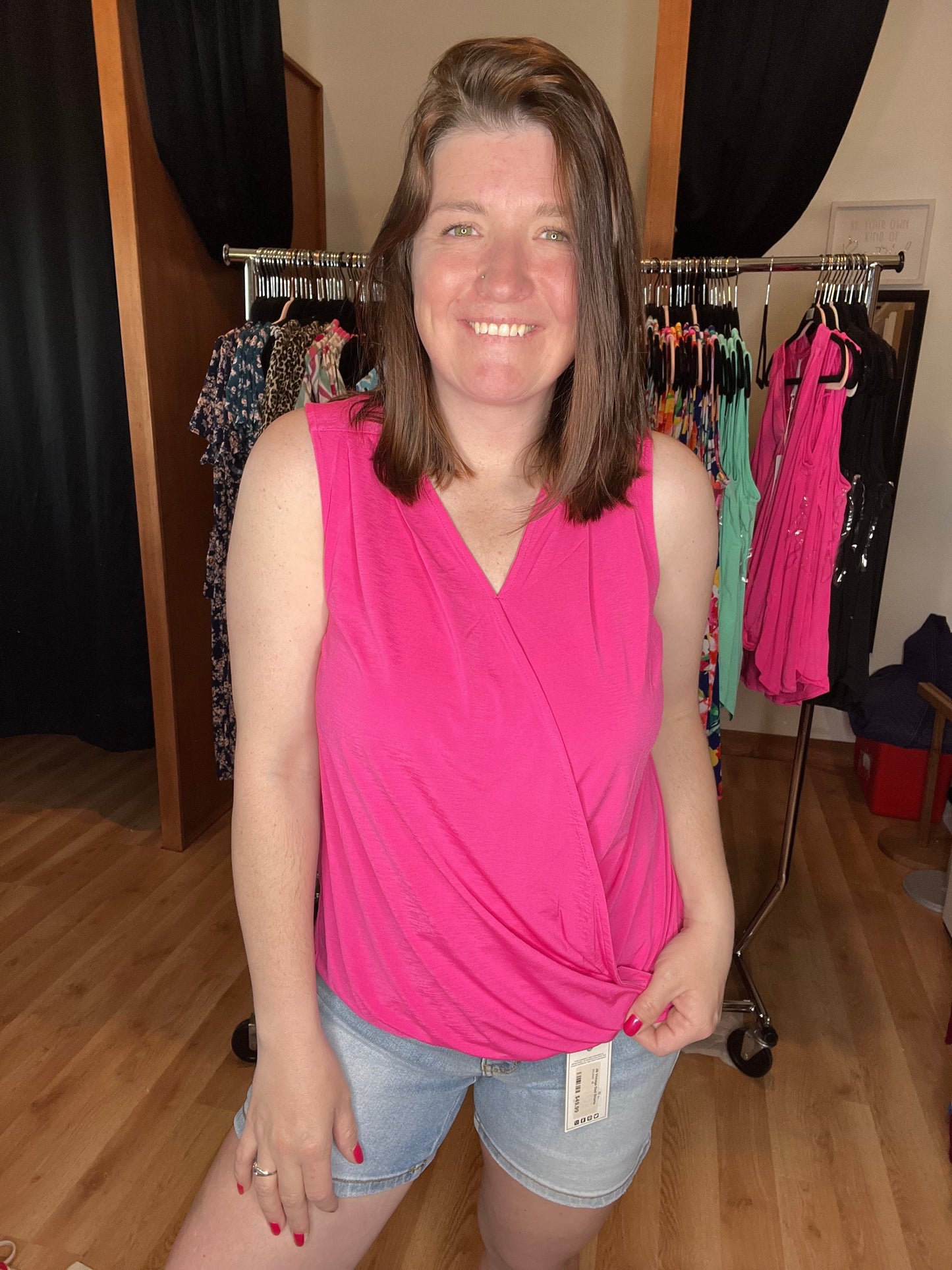Wrapped In Style Sleeveless Top