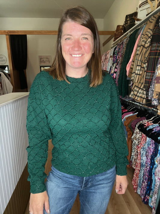 Noel Diamon Patterned Sweater *Final Sale*