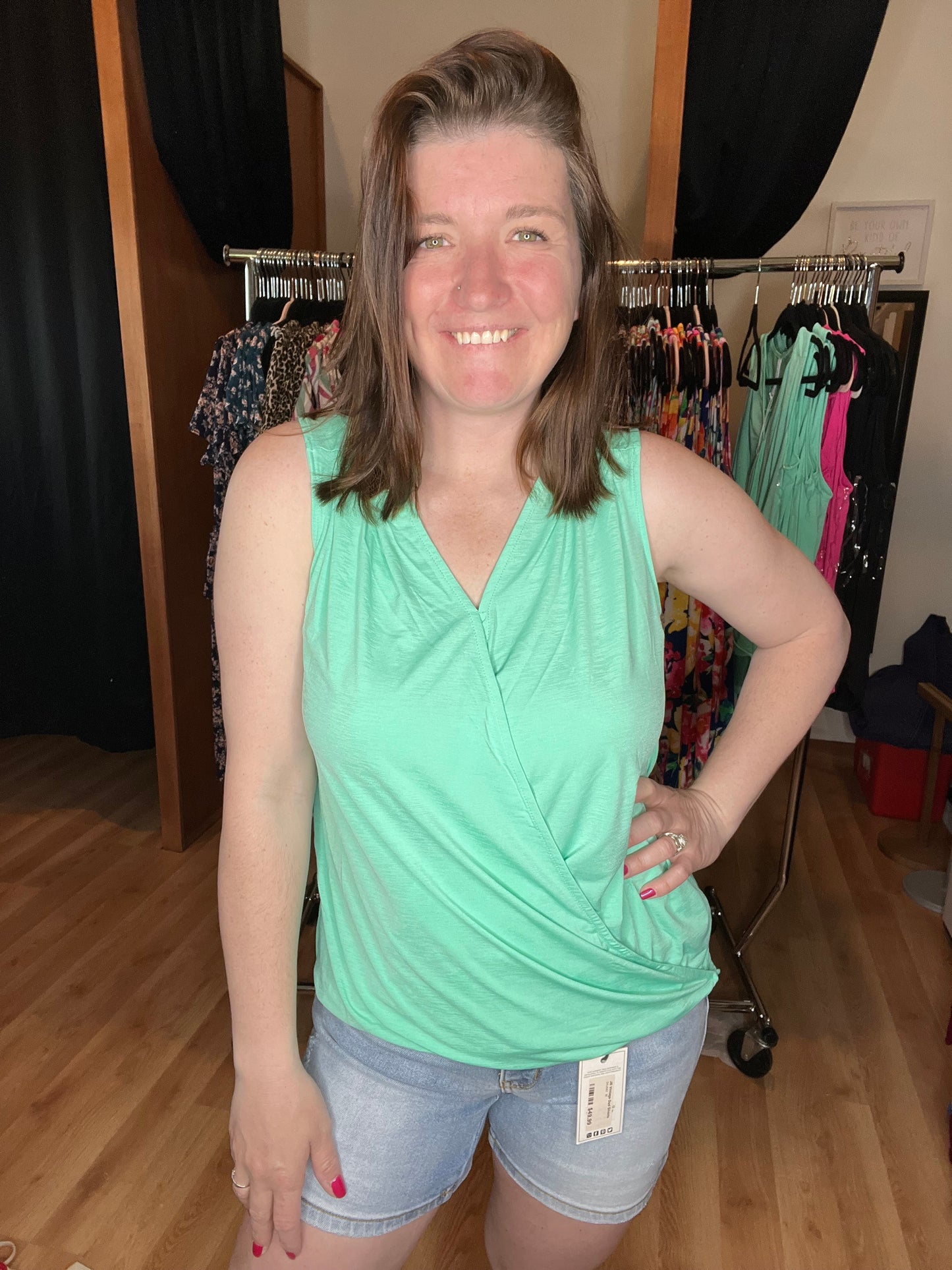 Wrapped In Style Sleeveless Top